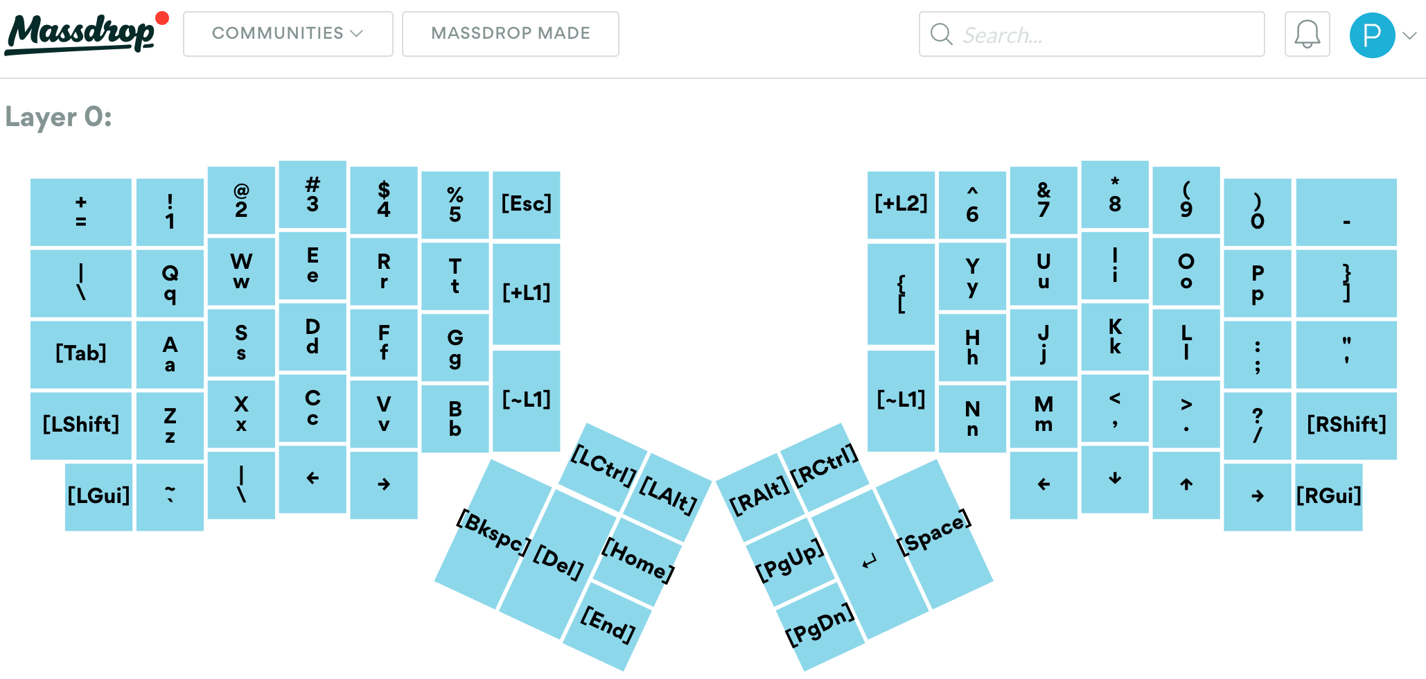 Massdrop Configurator